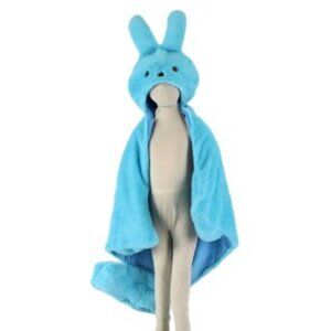 NEW Kids Blue PEEPS Hooded Character Cape Easter Gift Folds Into Plush